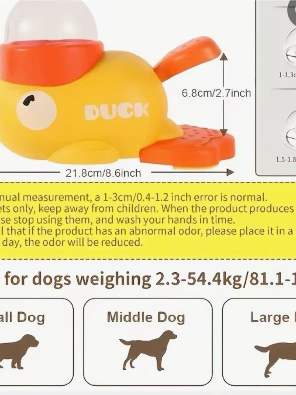 Yellow & Orange Interactive Dog Treat Dispenser🌺
